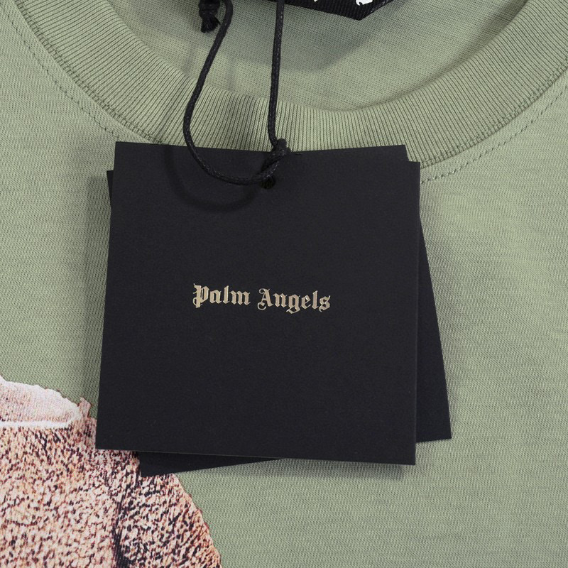ÁO PALM ANGELS print cotton jersey T-shirt