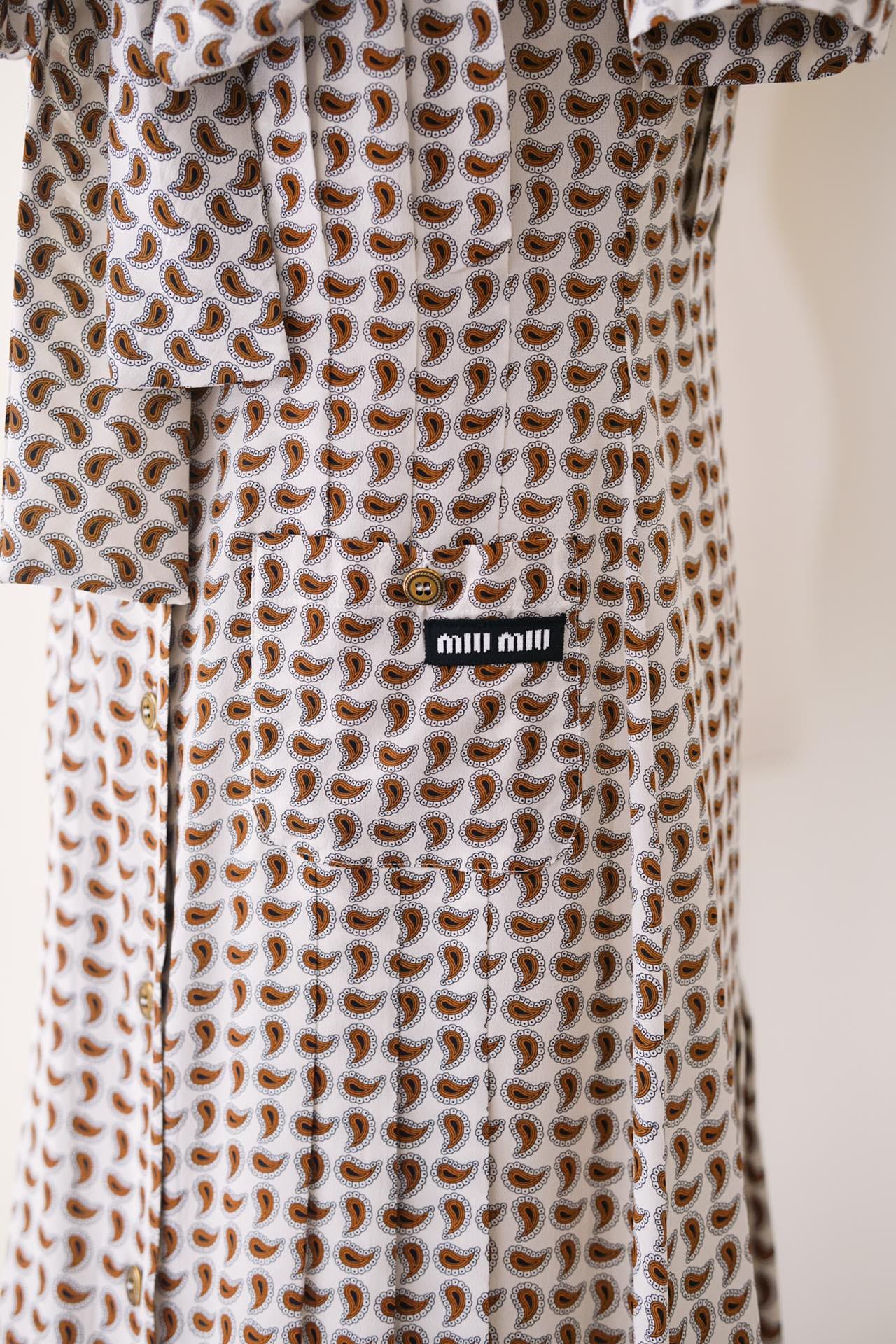 BỘ ĐỒ MIU MIU LONG BEIGE PARTY High Classy