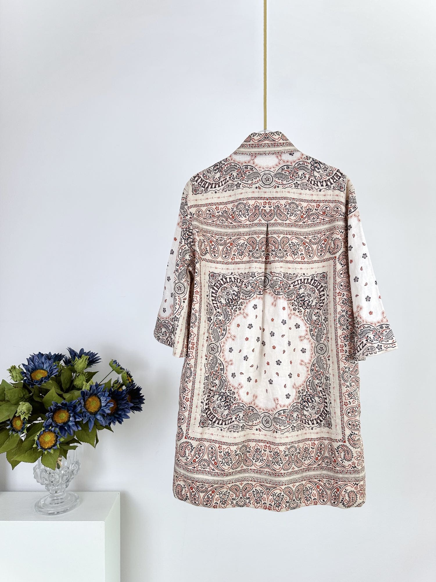 ÁO ZIMMERMANN Flower Vintage Dress High Classy