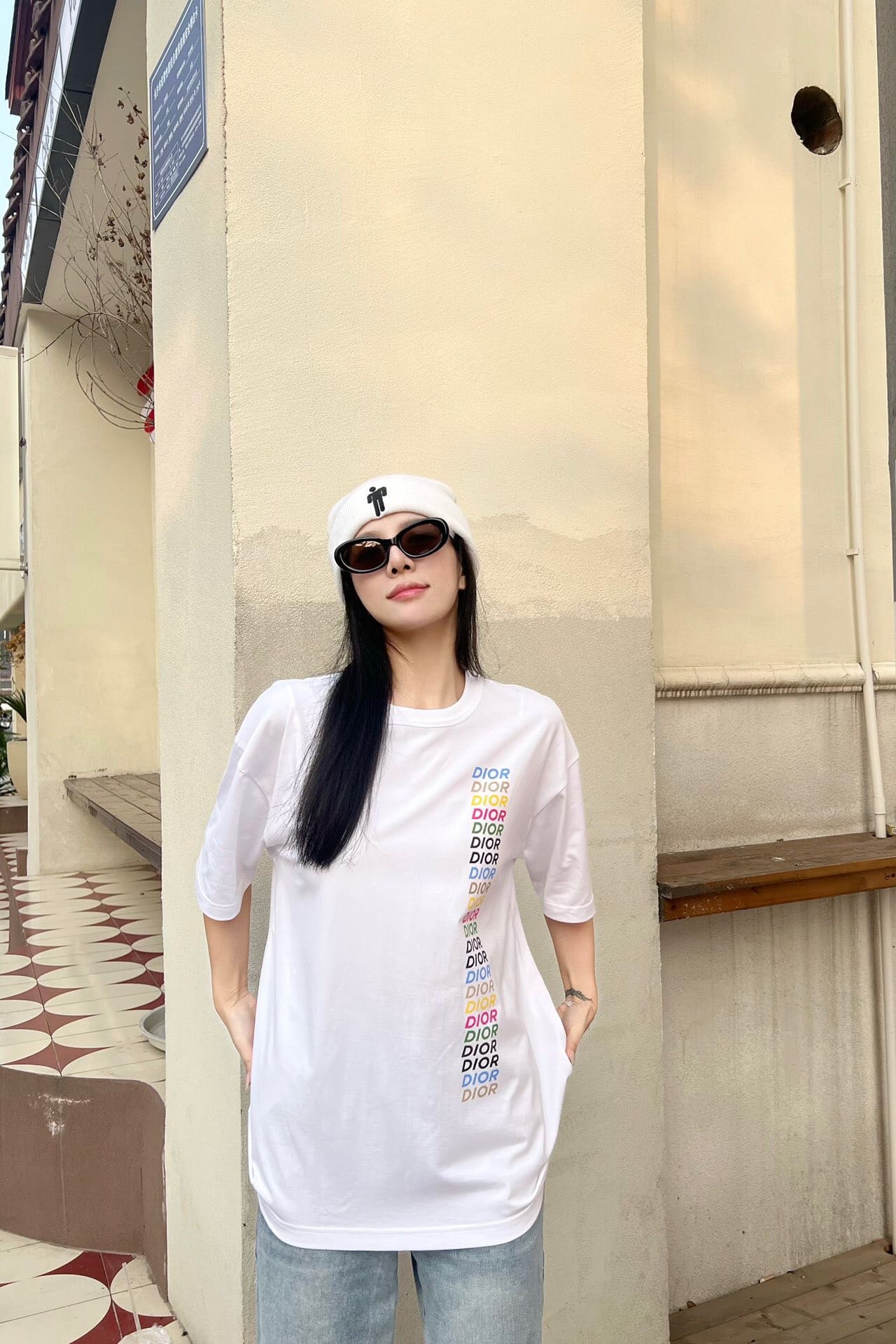 ÁO DIOR T SHIRT MÀU TRẮNG UNISEX