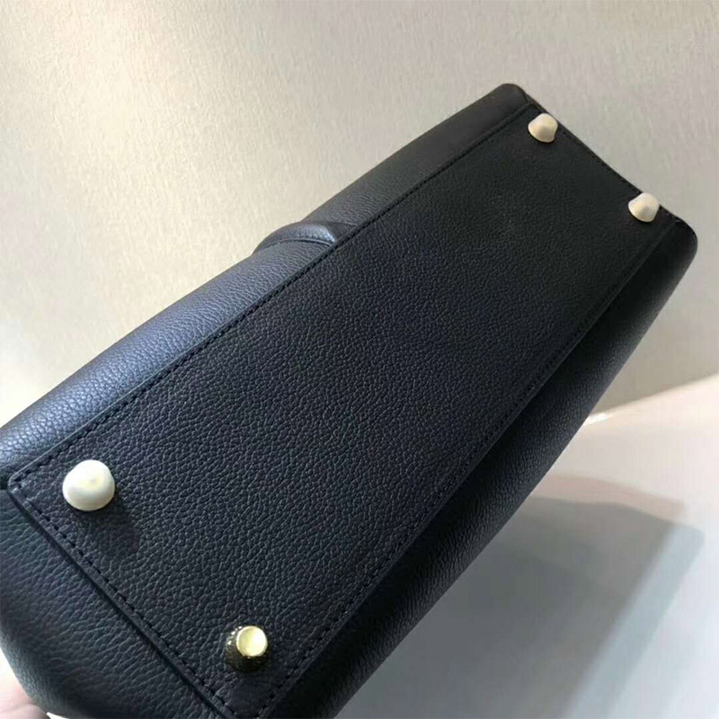 TÚI Celine Women Medium 16 Bag in Grained Calfskin-Black