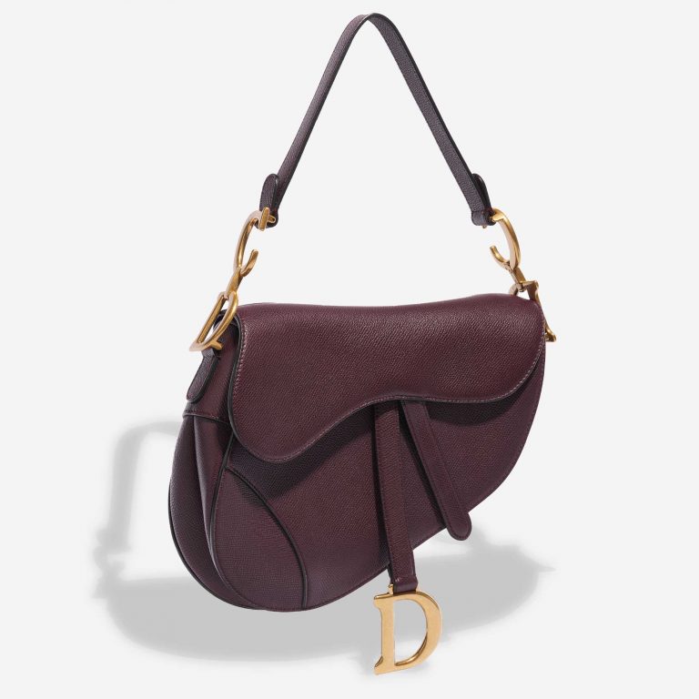 TÚI Dior Saddle Medium Calf Bordeaux
