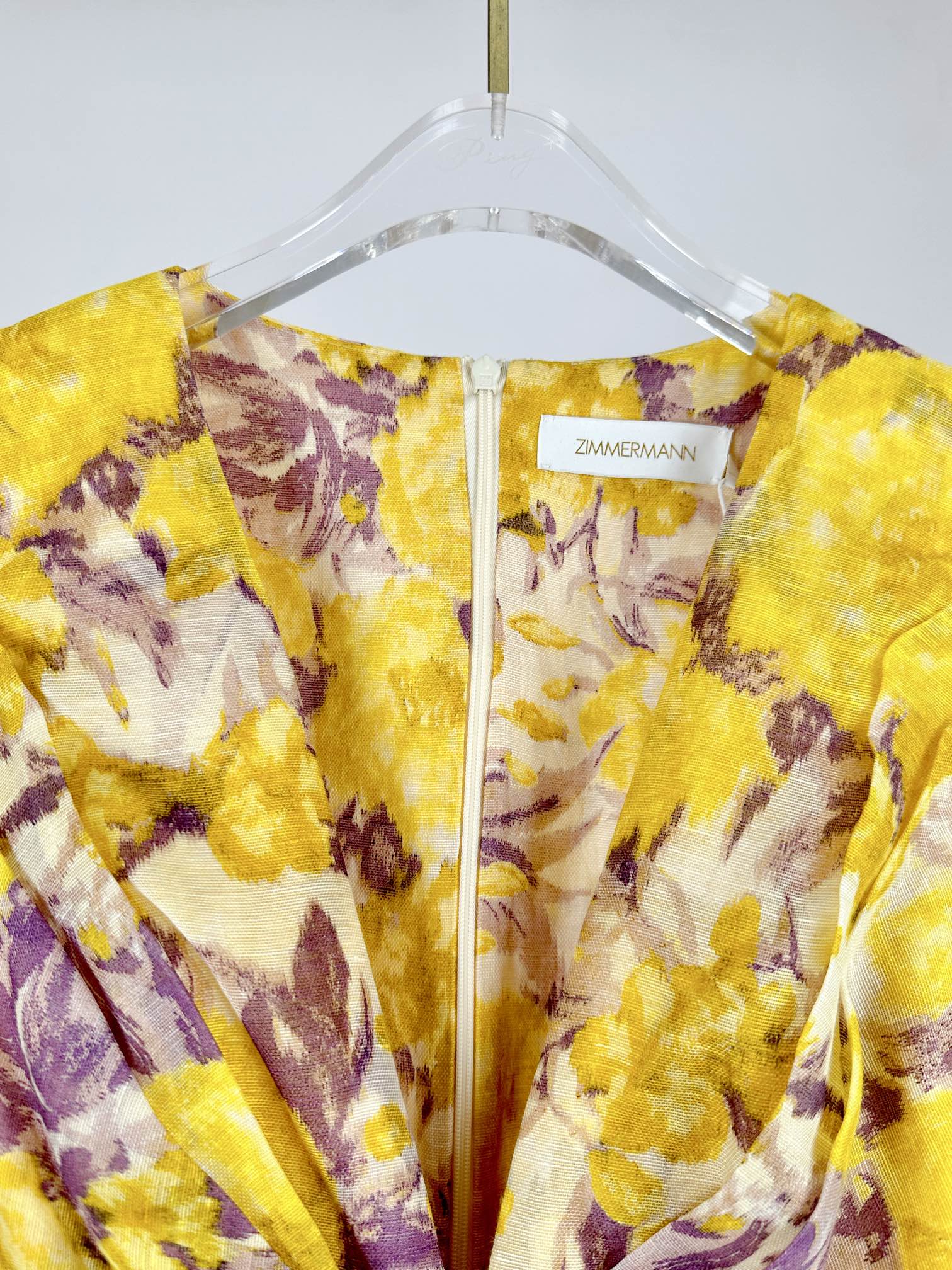 VÁY ZIMMERMANN Flower Vintage Dress With Charm
