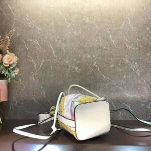 TÚI Fendi Women Mon Tresor Fendace Fendace Printed Pink Silk Mini Bag