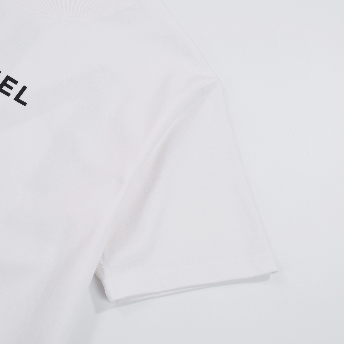 ÁO CHANEL print cotton jersey T-shirt
