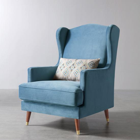 SOFA ĐƠN THƯ GIÃN MASTERI VẢI NỈ XANH