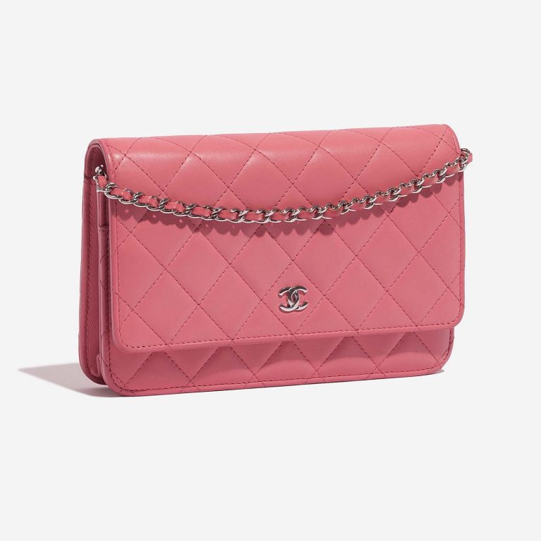 TÚI Chanel Wallet On Chain Lamb Pink WOC