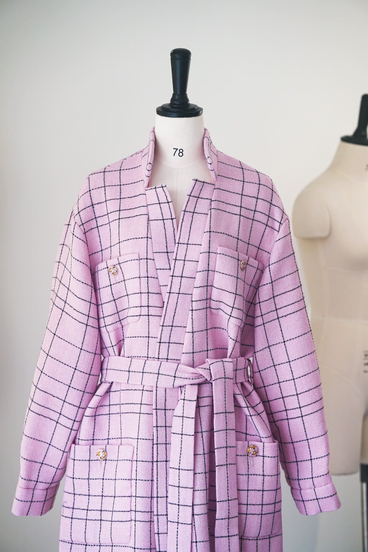 BỘ ĐỒ CHANEL CAMELLIA MÀU HỒNG NHẠT LIGHT PINK MID DRESS High Classy