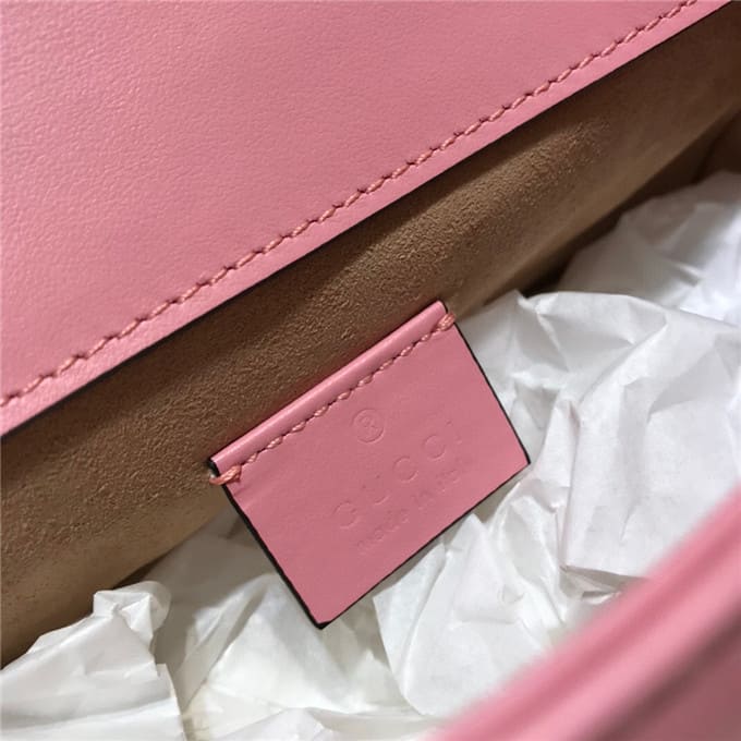 TÚI Gucci GG marmont mini top handle bag pink Top Quality