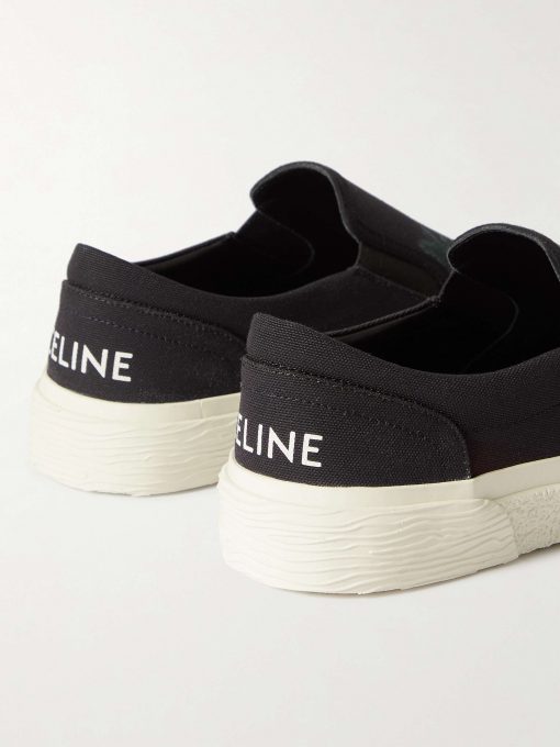 GIÀY CELINE SLIP ON PRINTED CANVAS