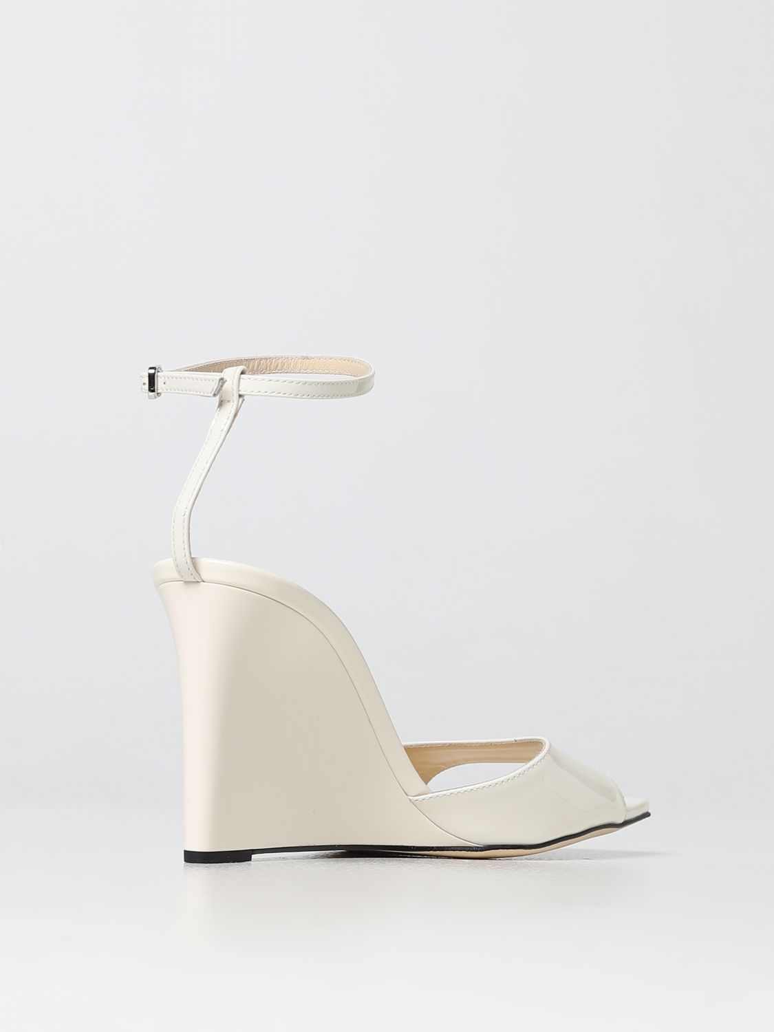 GIÀY JIMMY CHOO White heeled sandals shoes
