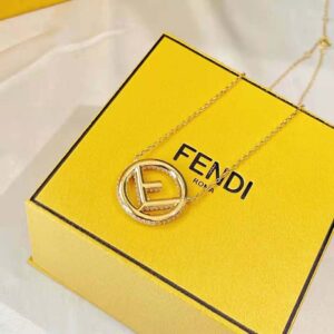 Dây chuyền Fendi Gold Color Necklace Finish Gold