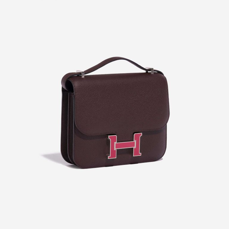 TÚI Hermès Constance 18 Epsom Rouge Sellier Framboise khóa hồng