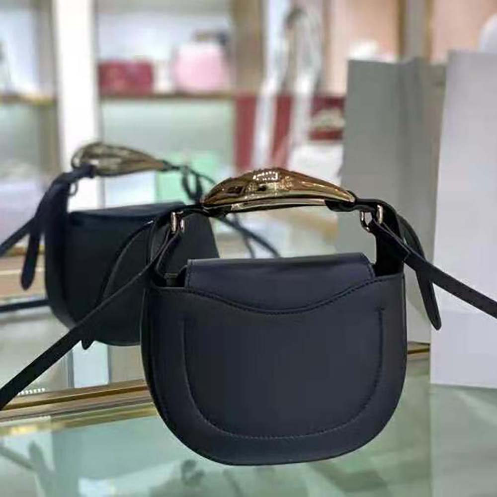 TÚI Chloe Kiss Small Purse in Small Grain Calfskin-Black