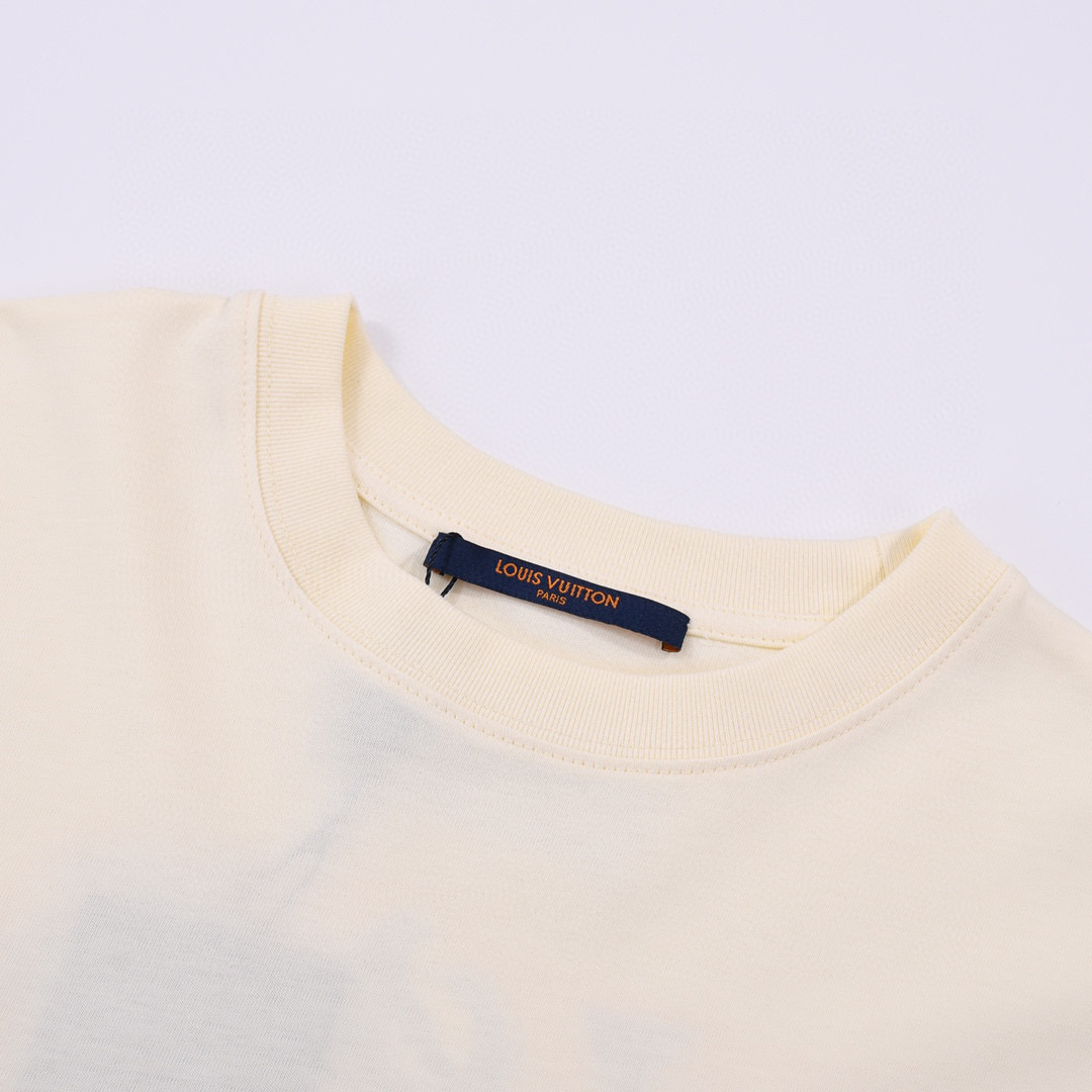 ÁO LOUIS VUITTON print cotton jersey T-shirt