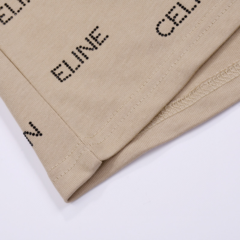 ÁO CELINE PARIS print cotton jersey T-shirt