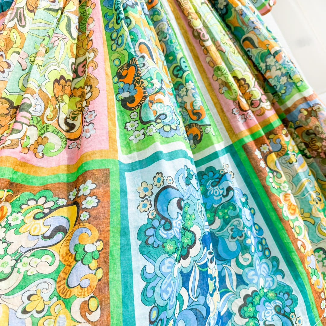 VÁY ALEMAIS LONG SLEEVE LONG DRESS FLOWERS High Classy