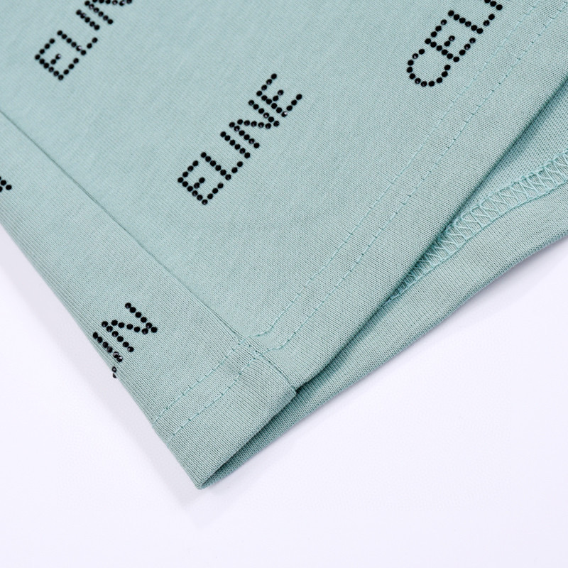 ÁO CELINE PARIS print cotton jersey T-shirt