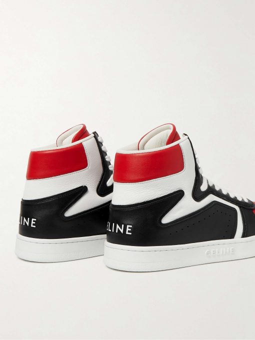 GIÀY CELINE HIGH TOP SNEAKER RED BLACK