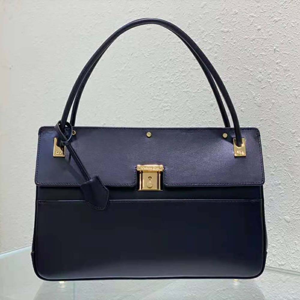 TÚI Dior Parisienne Bag Black Smooth Calfskin