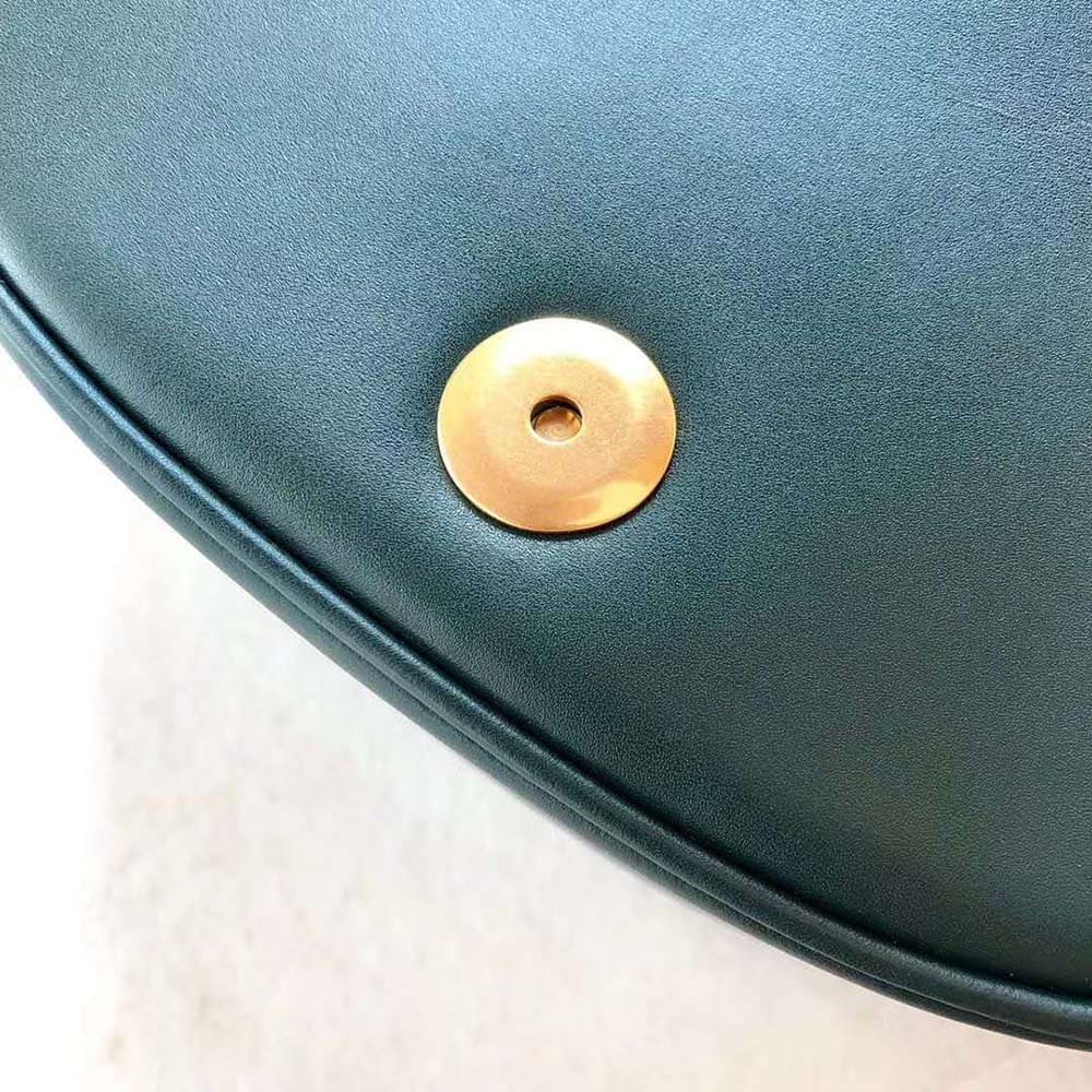 TÚI Celine Women Small Crecy Bag in Satinated Calfskin-Green