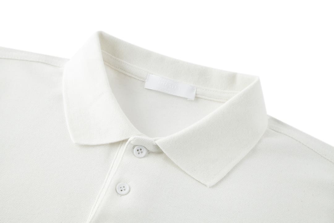 ÁO PRADA POLO SHIRT MÀU TRẮNG UNISEX