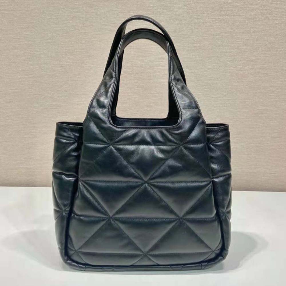 TÚI Prada Medium Nappa-Leather Tote Bag with Topstitching