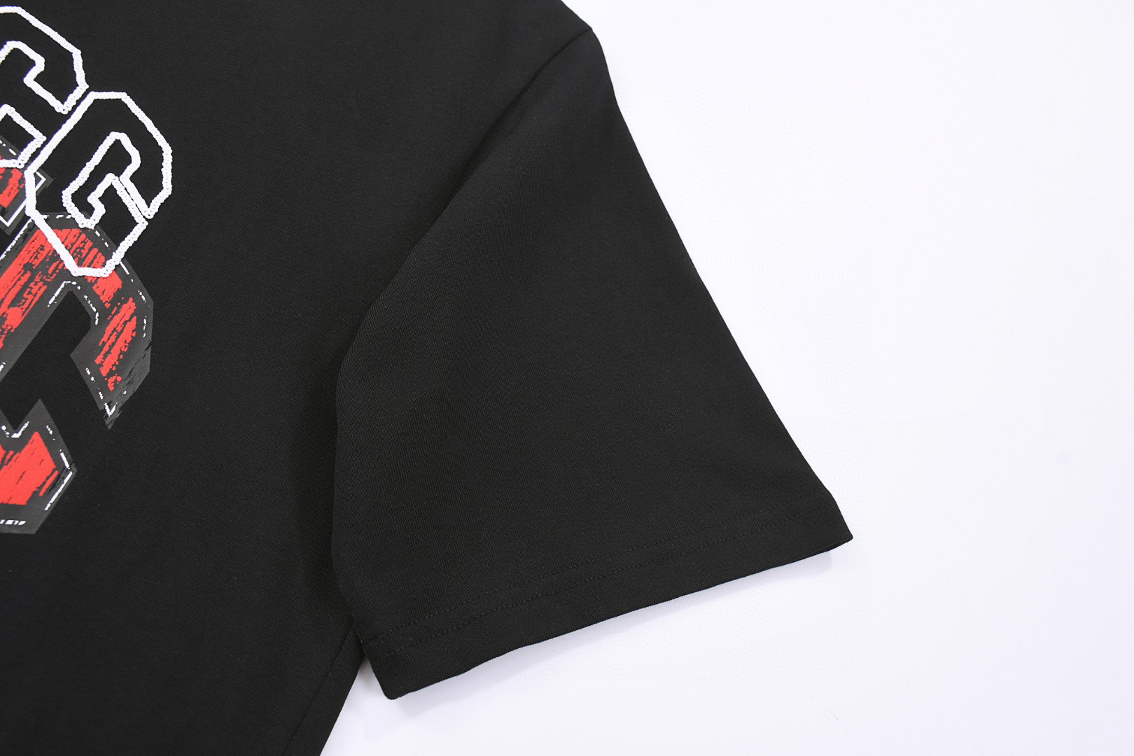 ÁO BALENCIAGA MU FC print cotton jersey T-shirt