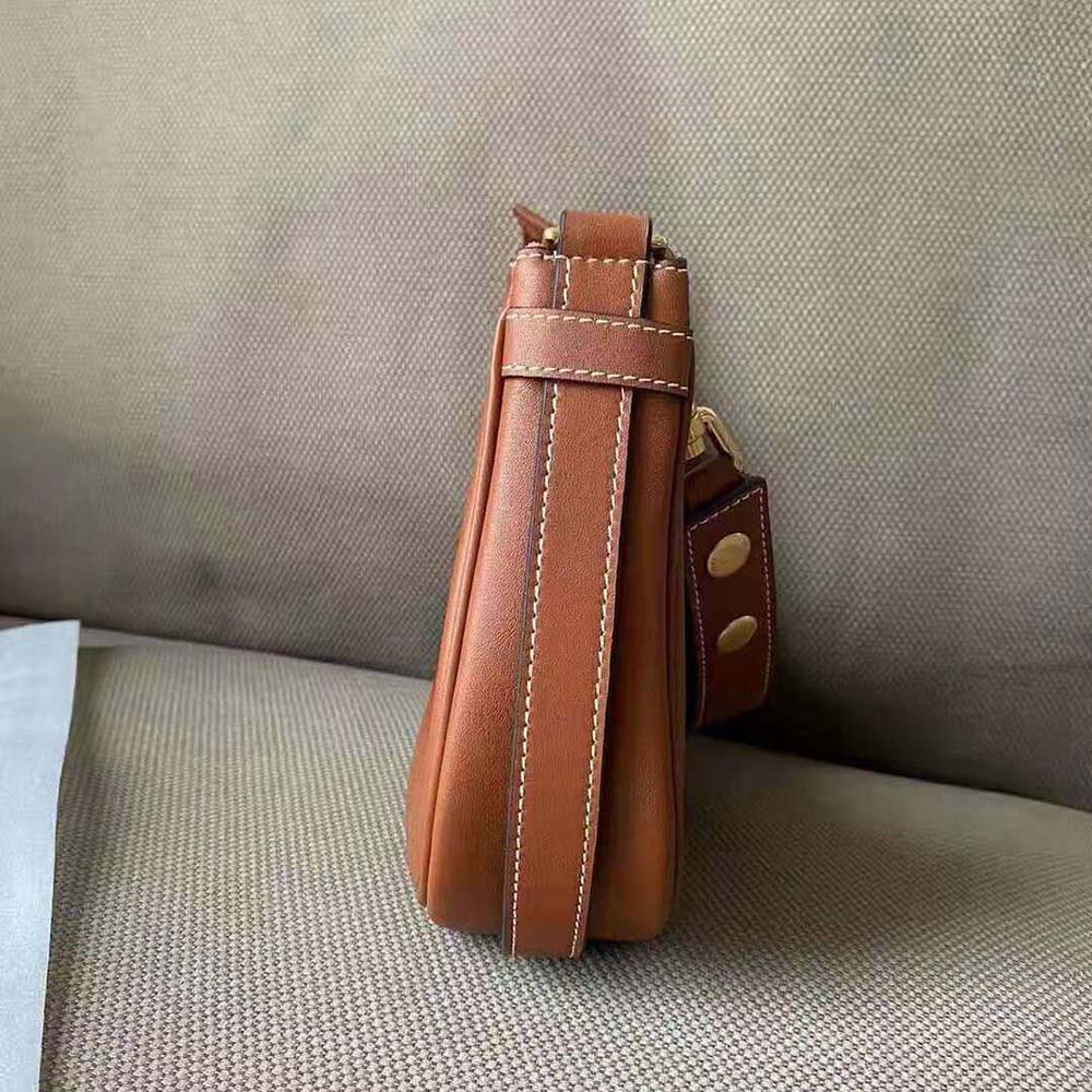 TÚI Celine Women Medium Strap Ava Bag in Smooth Calfskin-Brown