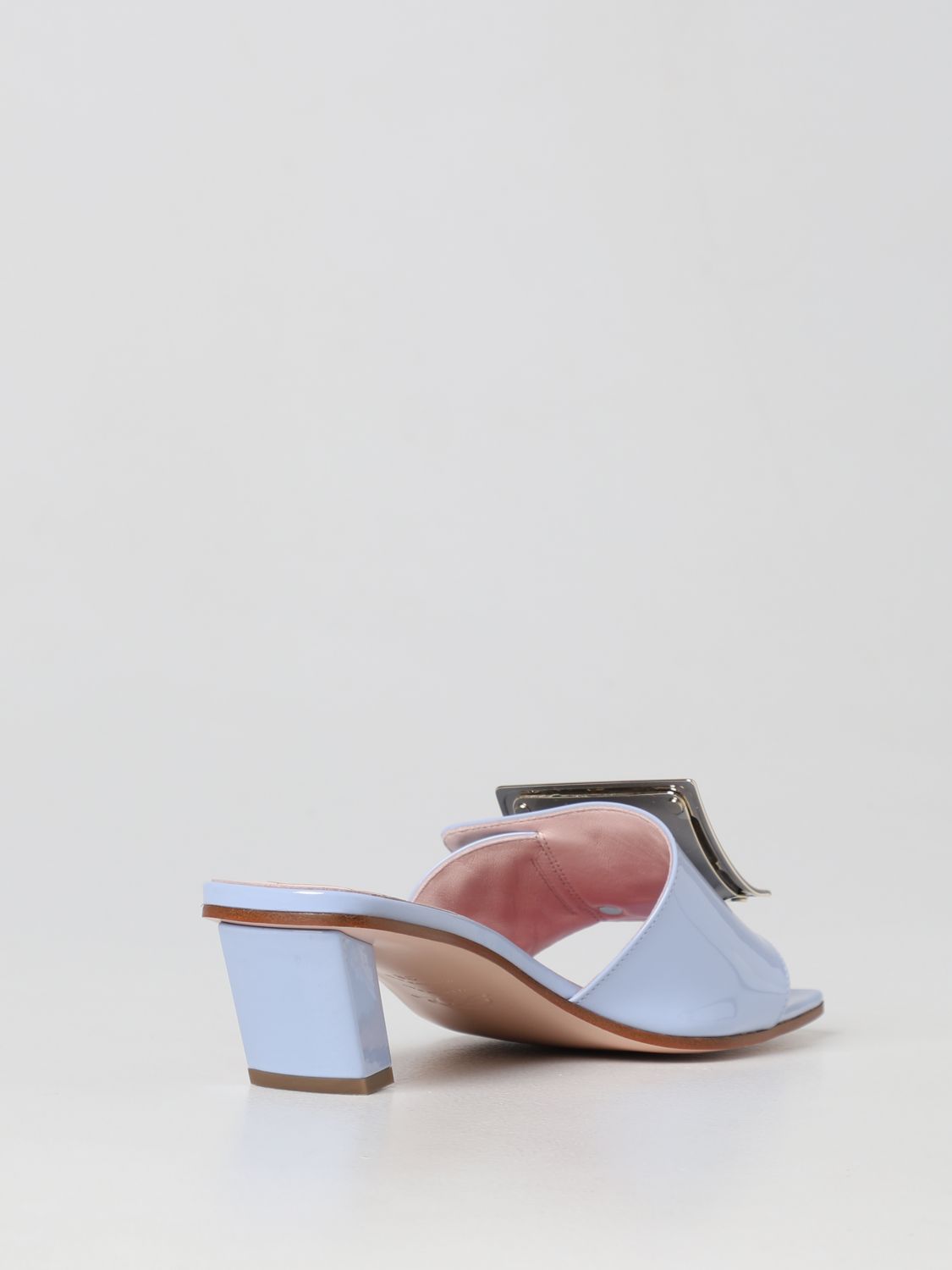 GIÀY ROGER VIVIER Sky Blue heeled sandals shoes