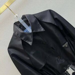 ÁO Prada Women Light Re-Nylon Safari Jacket-Black