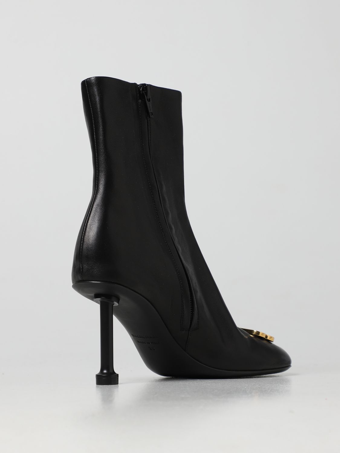 GIÀY BALENCIAGA Black heeled booties shoes