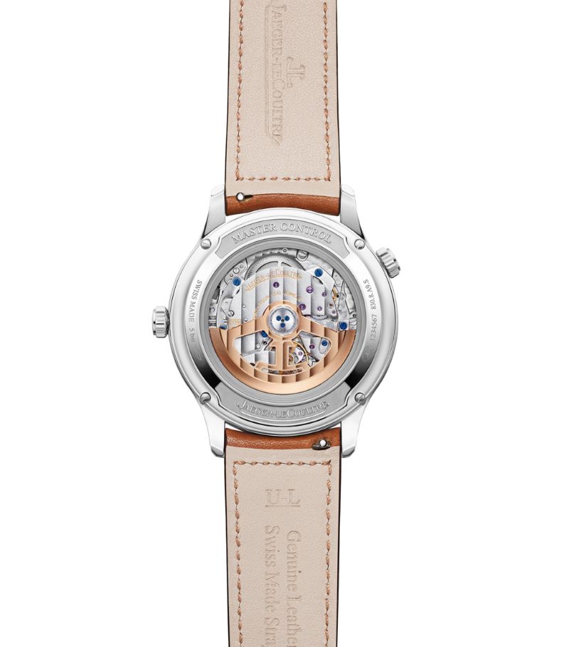 Đồng hồ Jaeger-LeCoultre Stainless Steel Master Control Geographic mặt số màu trắng