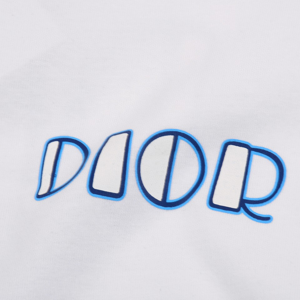 ÁO CHRISTIAN DIOR DIOR VIBE print cotton jersey T-shirt