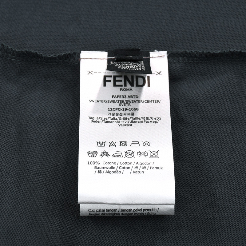 ÁO FENDI ROMA FF T SHIRT BLACK