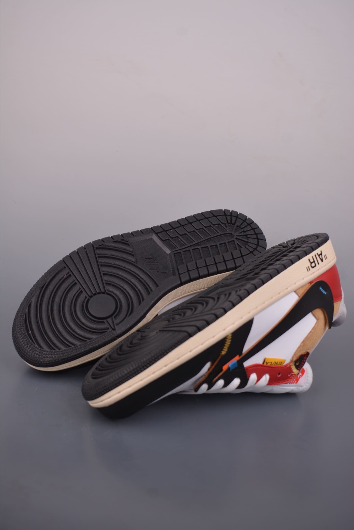 GIÀY OFF WHITE X TRAVIS SCOTT X UNION LA X AIR JORDAN 1 LOW ĐEN TRẮNG ĐỎ TOP QUALITY SHOES AAA