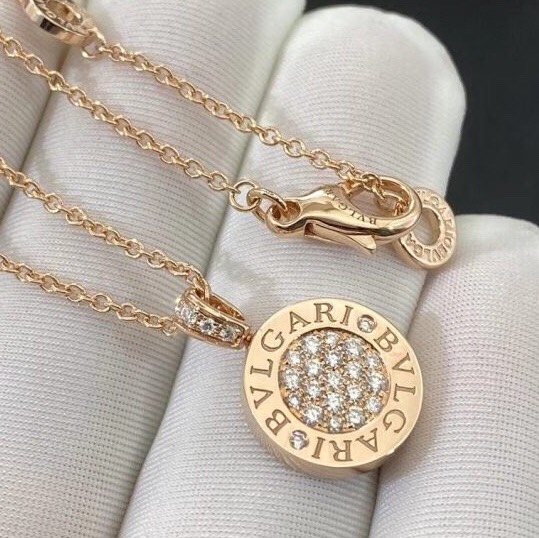 DÂY CHUYỀN BVLGARI DIAMOND AND ROSE GOLD 18K