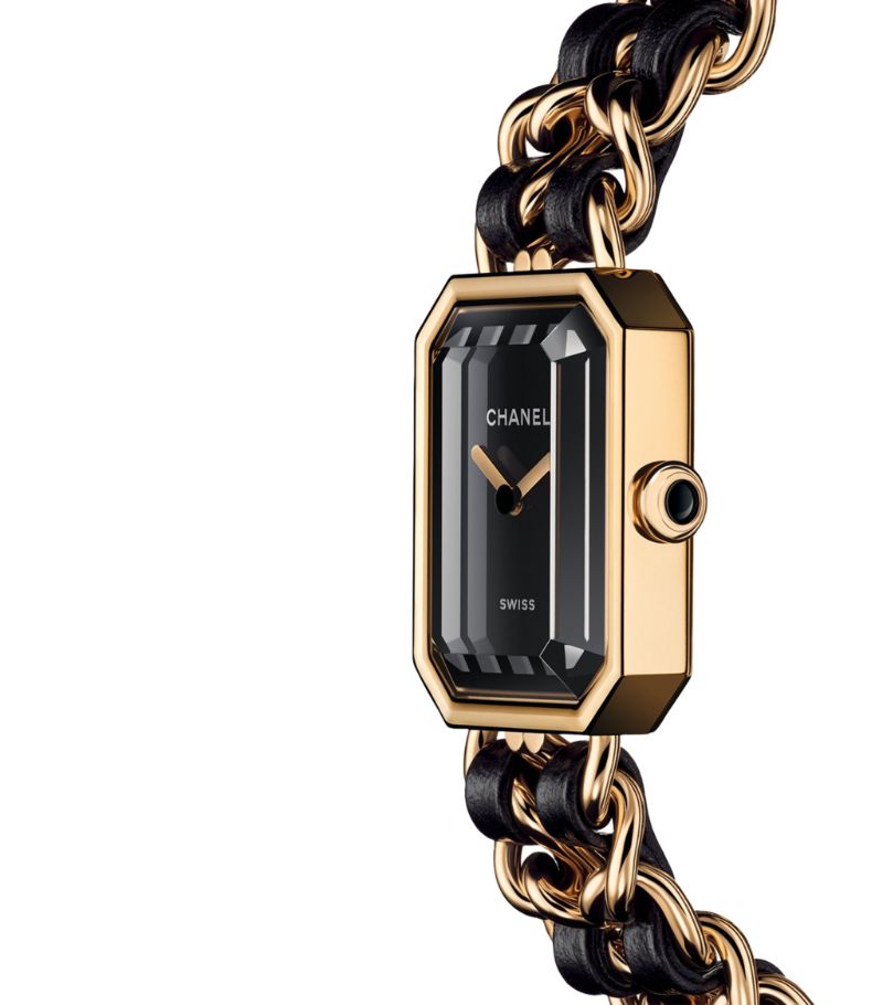 Đồng hồ CHANEL Yellow Gold-Plated Première Edition Originale 26mm mặt số màu đen