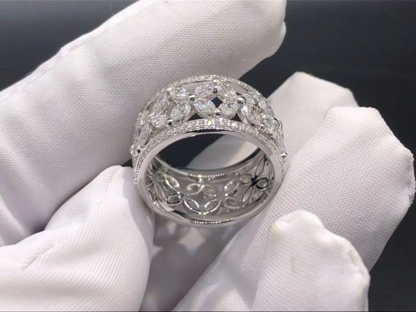 Nhẫn Tiffany & Co Victoria Paltinum Kim cương