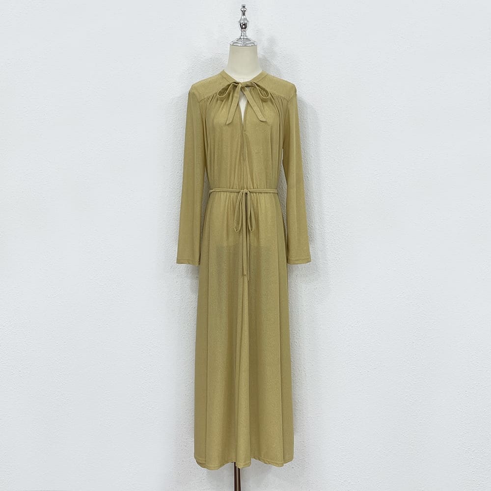 VÁY ZIMMERMANN Gold Glitter Vintage Dress High Classy
