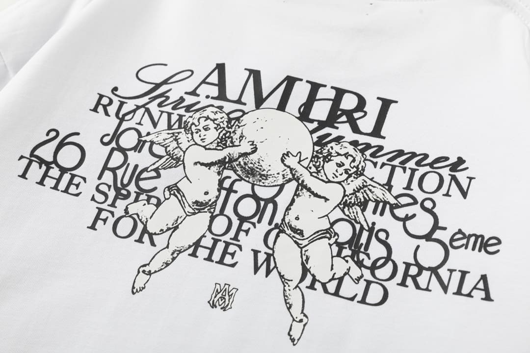 ÁO AMIRI T SHIRT MÀU TRẮNG UNISEX