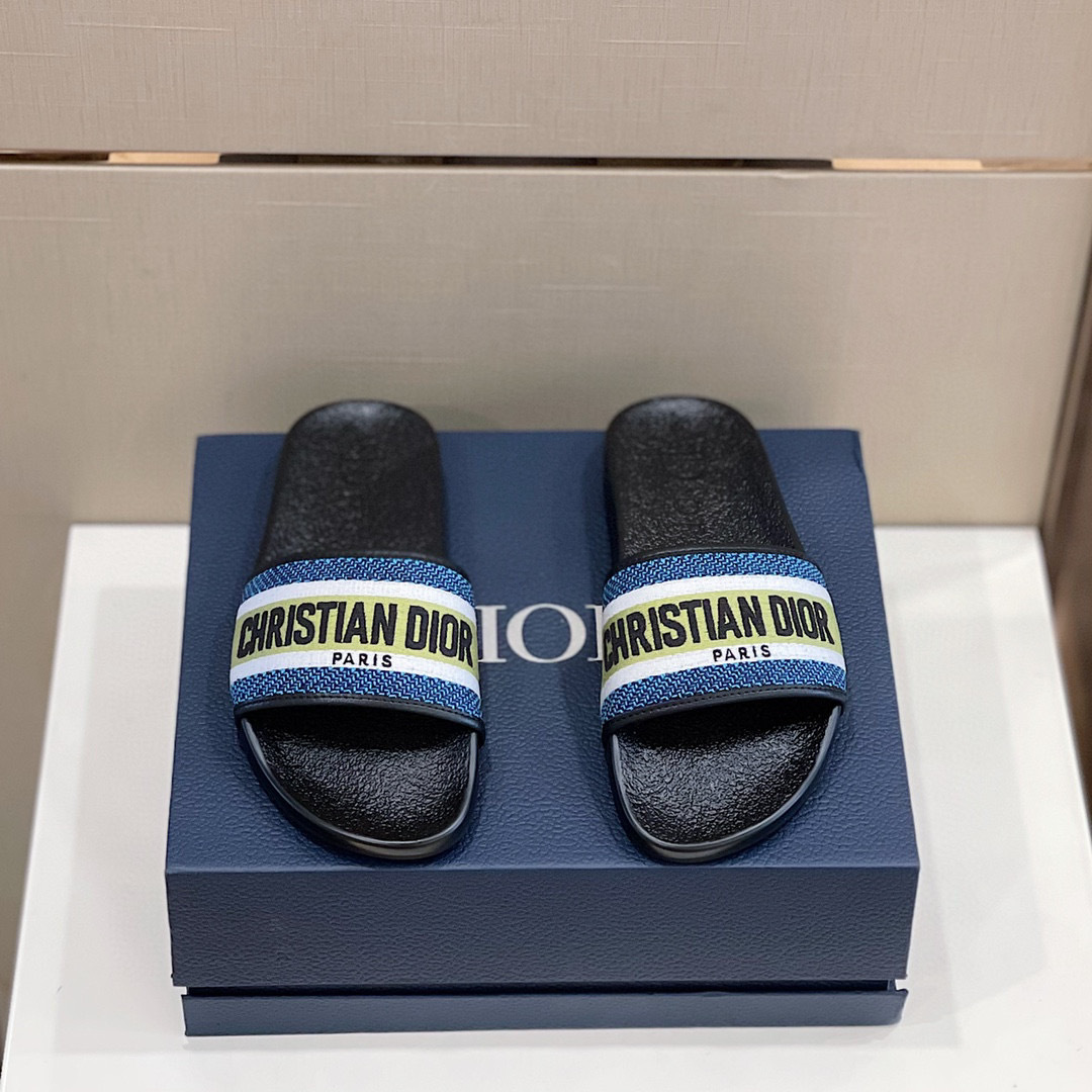 DÉP DIOR OBLIQUE MAN SLIPPER