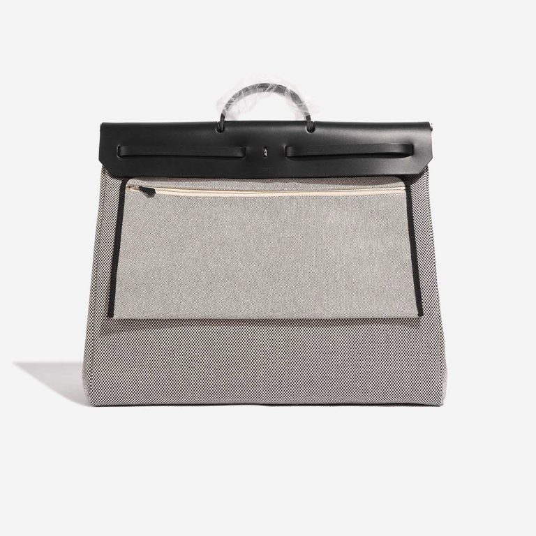 TÚI Hermès Herbag 52 Vache Hunter Toile Black Ecru