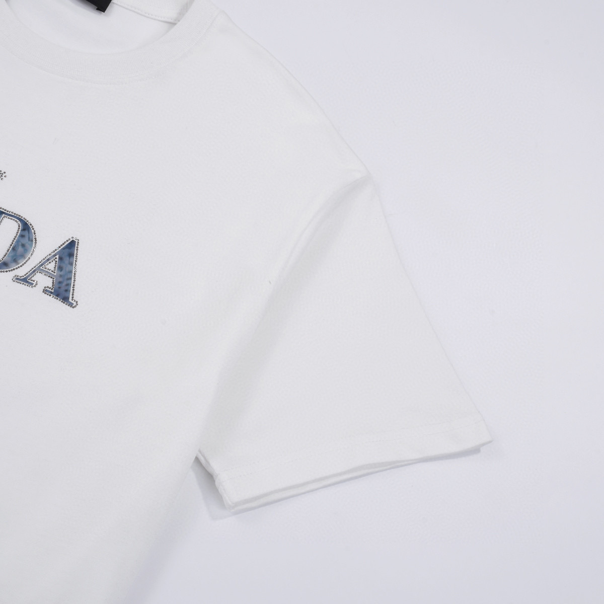 ÁO PRADA print cotton jersey T-shirt