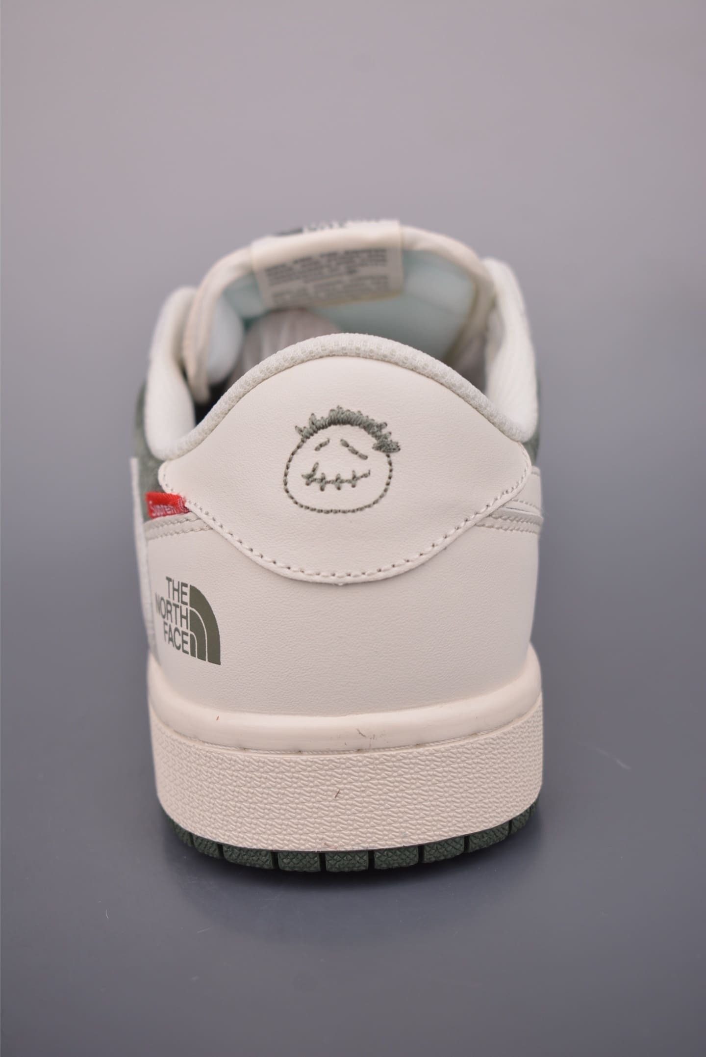 GIÀY THE NORTH FACE TRAVIS SCOTT X AIR JORDAN 1 LOW BEIGE WHITE GREEN TOP QUALITY SHOES AAA