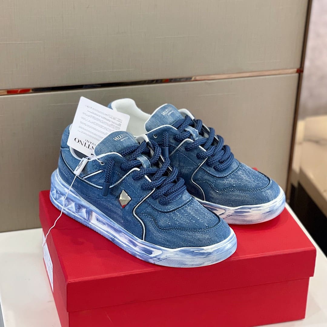 GIÀY VALENTINO GARAVANI DENIM SNEAKERS SHOES AAA