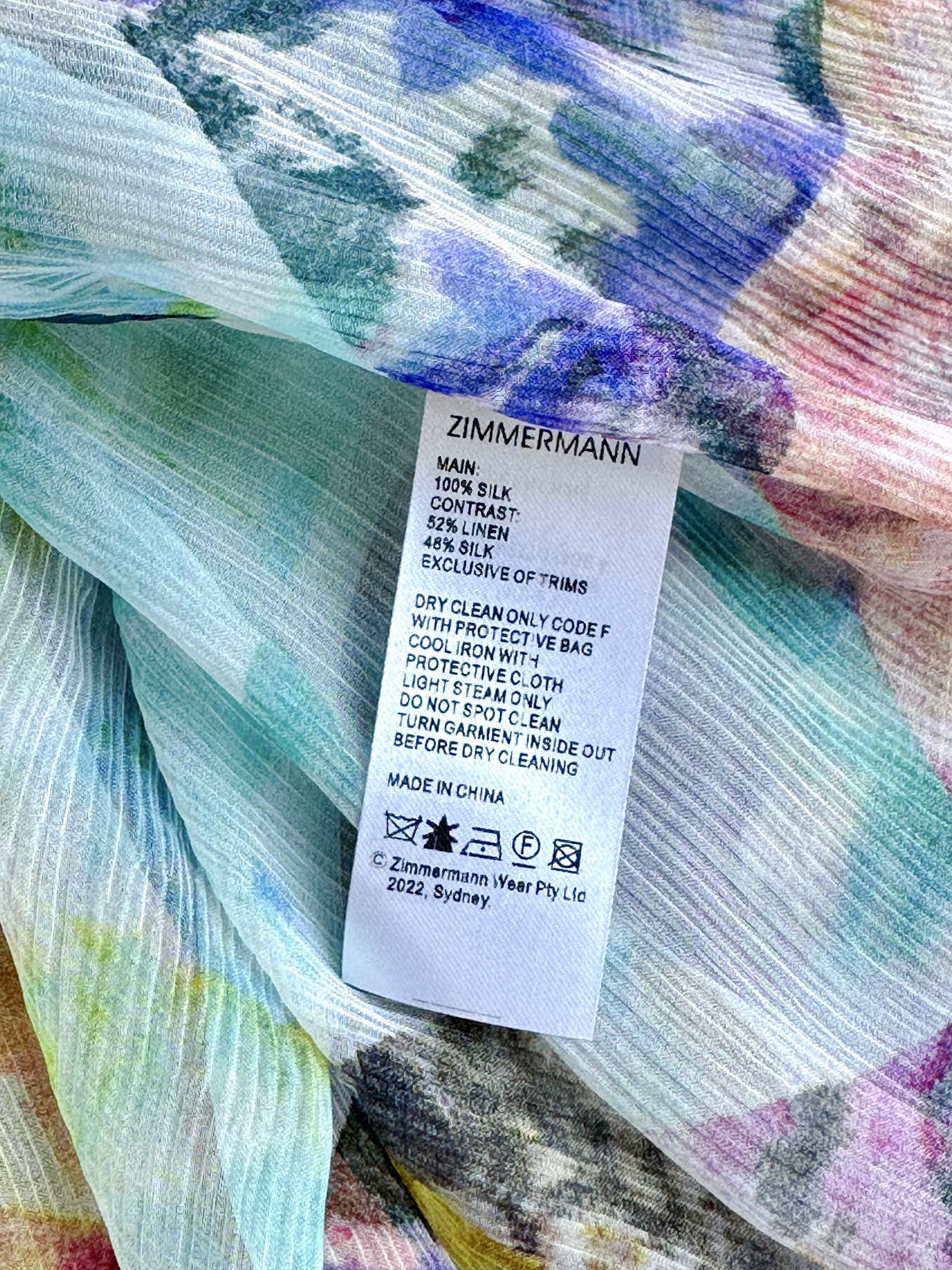 VÁY ZIMMERMANN Flower Vintage Dress