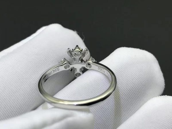 Nhẫn Tiffany & Co Schlumberger Lynn vàng trắng 18K