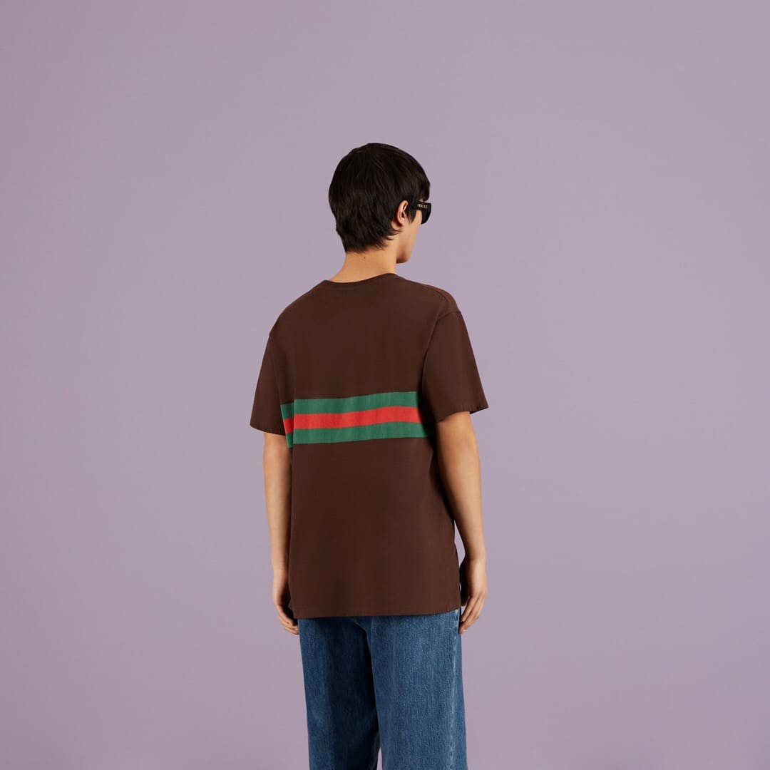 ÁO GUCCI GG T SHIRT MÀU NÂU UNISEX