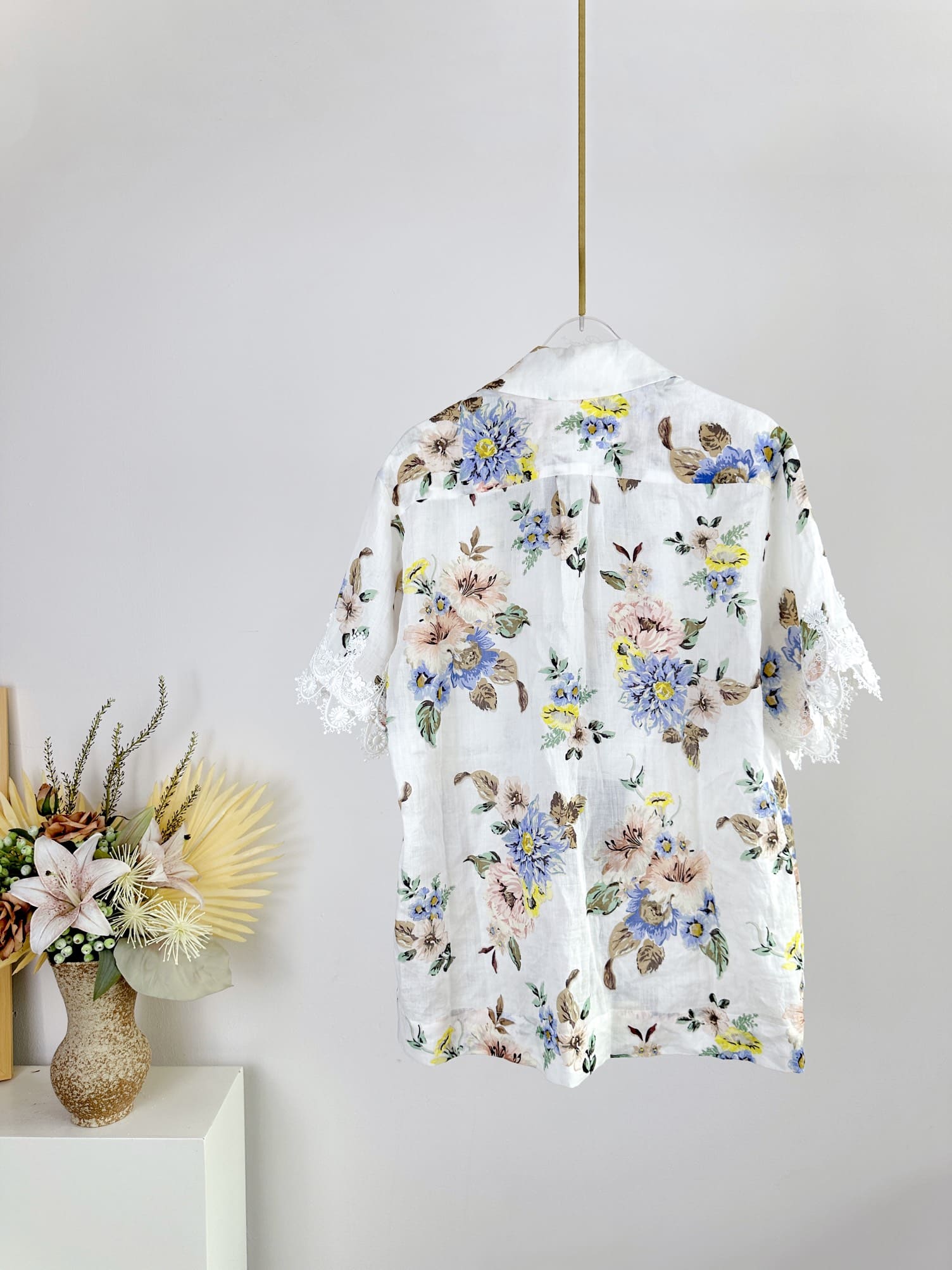 ÁO ZIMMERMANN Flower Vintage Dress High Classy